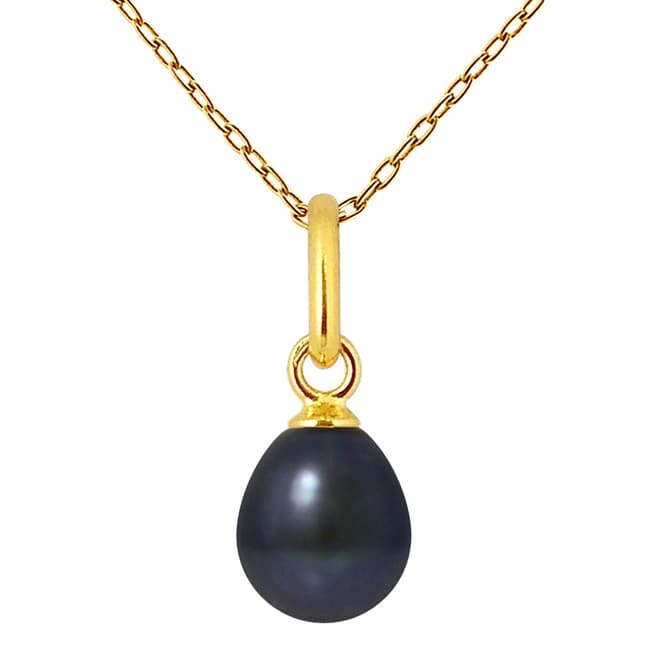Mitzuko Black Pearl Drop Necklace