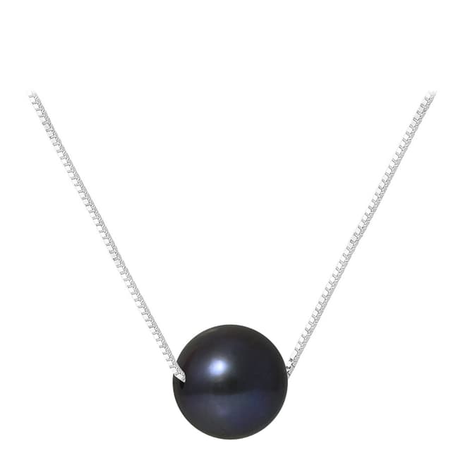 Mitzuko Black Single Pearl Necklace