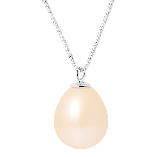 Mitzuko Single Pink Pear Pearl Necklace