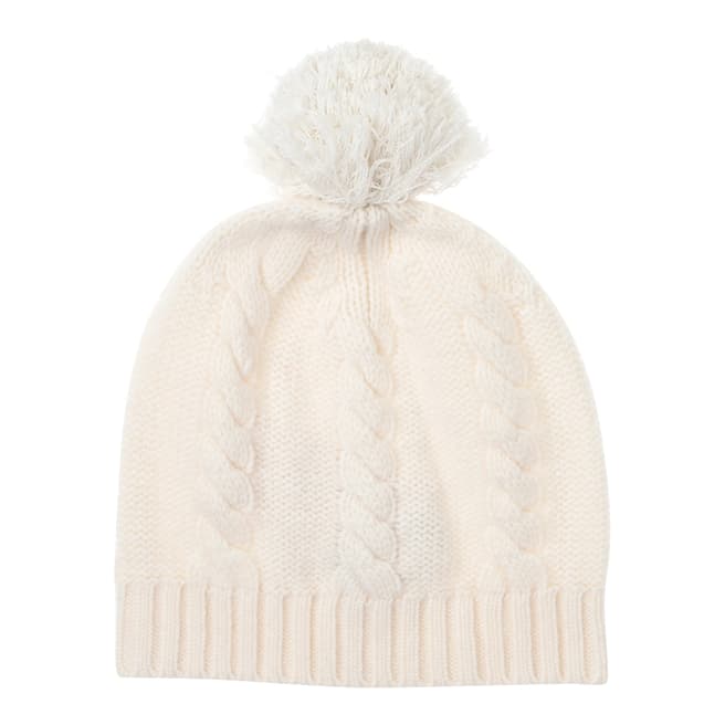 Country Cashmere By Scott and Scott Winter White Cashmere Aspen Hat