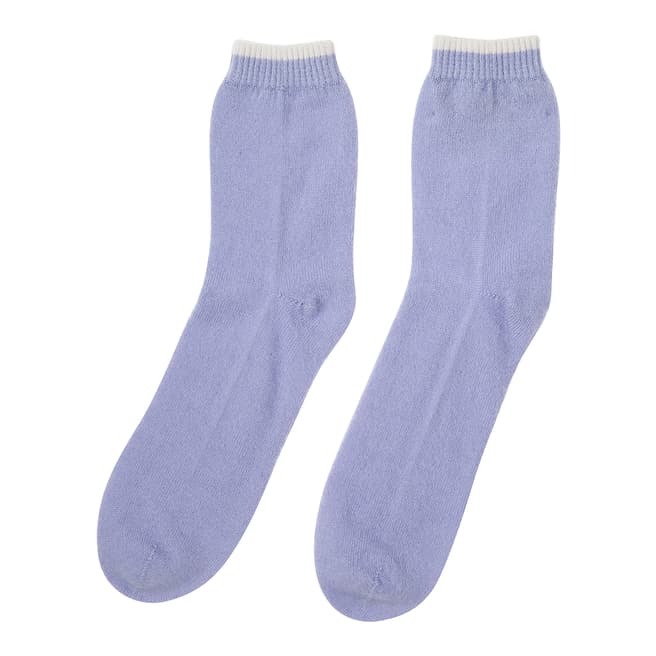 Country Cashmere By Scott and Scott Blue Cashmere Bed Socks