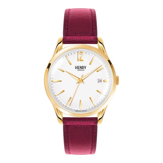 Henry London Red/Gold/White 39mm Holborn Watch