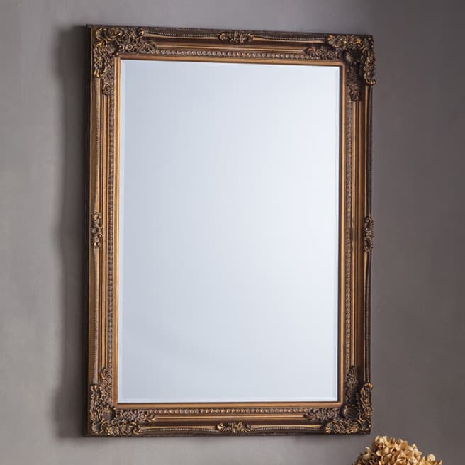 Gallery Living Bronze Rushden Wall Mirror 108x78cm