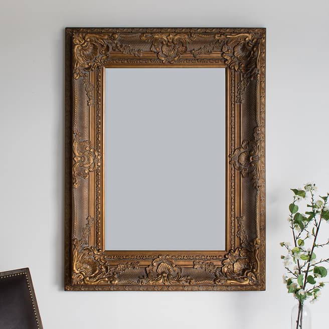 Gallery Living Gold Westminster Mirror 130x99cm
