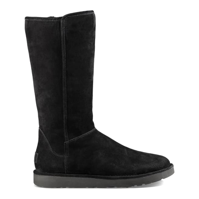 UGG Black Suede Abree Long Boot 