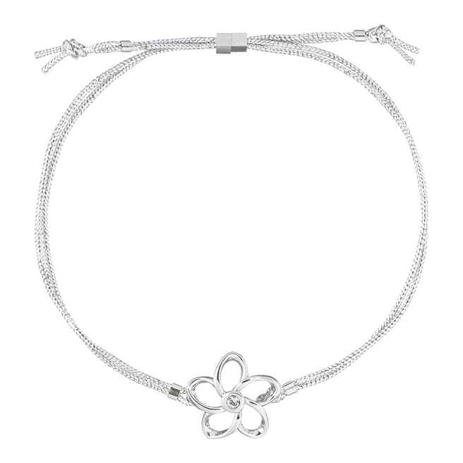 Ted Baker Bianne: Crystal Mini Blossom Cord Bracelet