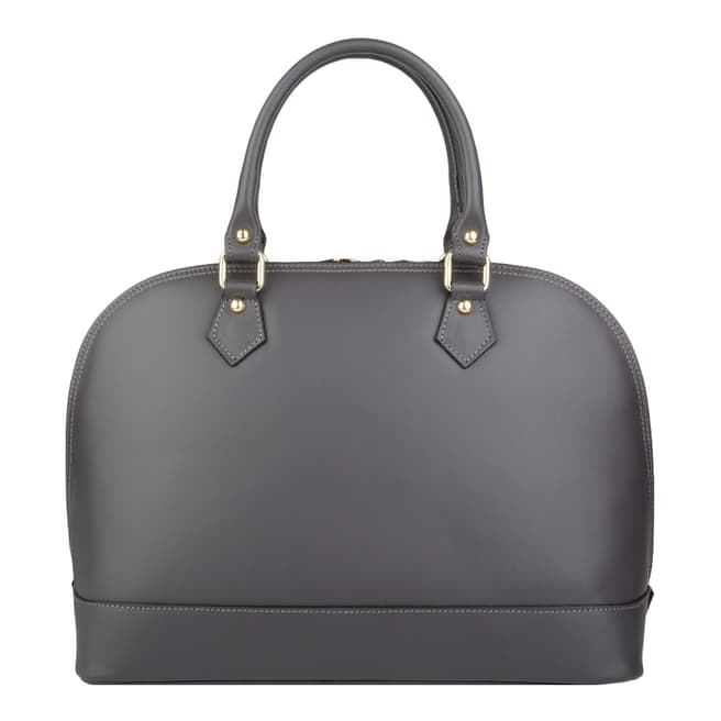 Giulia Monti Dark Grey Leather Handbag