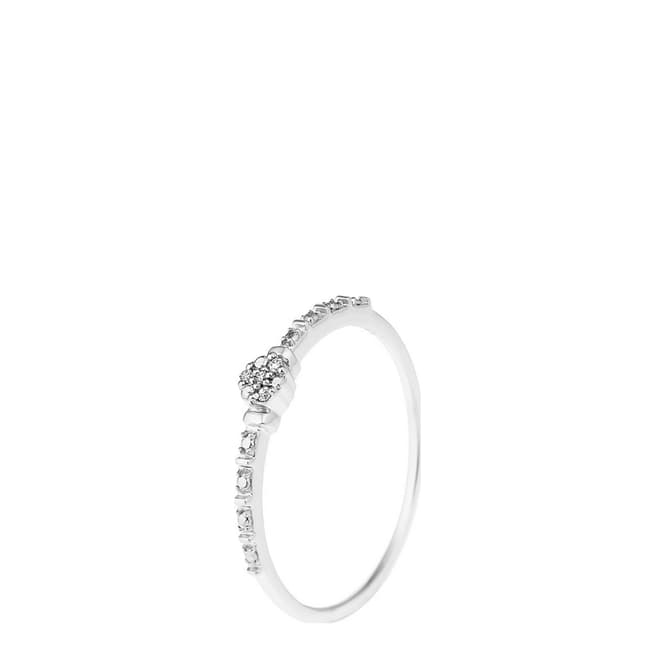 Dyamant White Gold Solitaire Ring