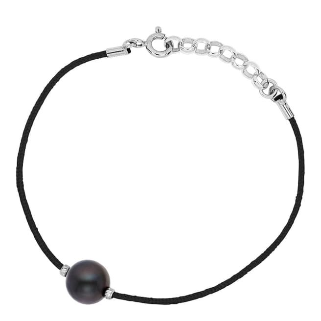 Dyamant Black Freshwater Pearl Bracelet