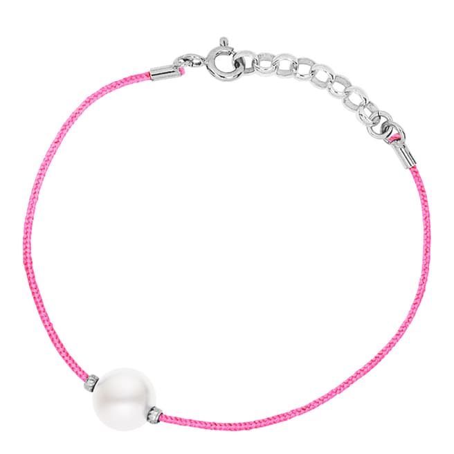 Dyamant Pink/White Freshwater Pearl Bracelet