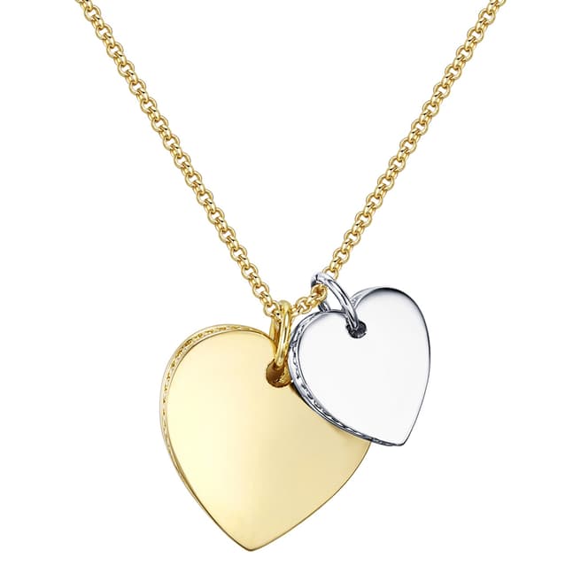 Runway Gold/Silver Heart Necklace