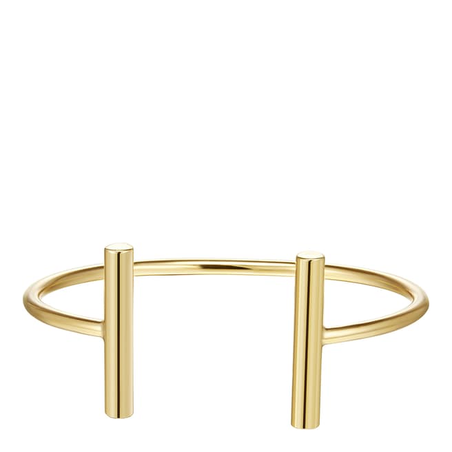 Runway Gold Plated Open Bangle