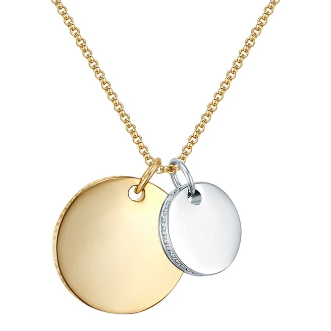 Runway Gold/Silver Disc Necklace