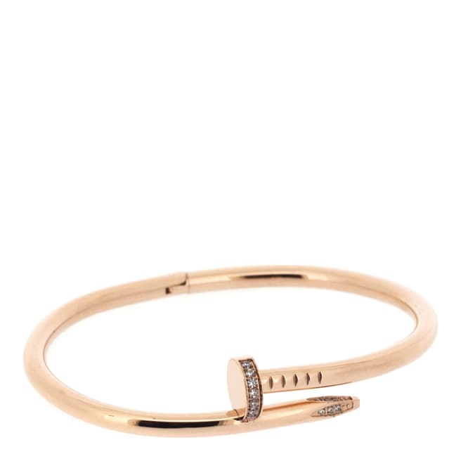 Chloe Collection by Liv Oliver Gold Nail Head Embelished Bangle