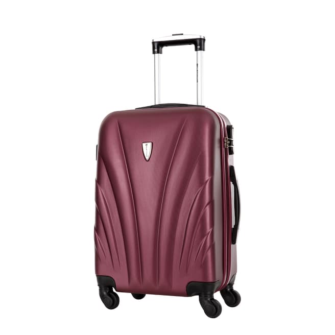 Platinium Bordeaux Spinner Delfino Suitcase 60cm