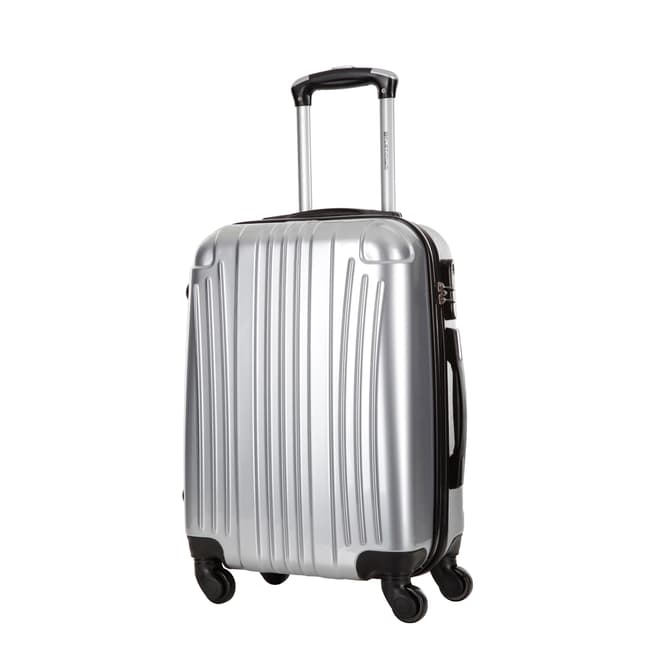 Platinium Silver Spinner Grimsby Suitcase 60cm