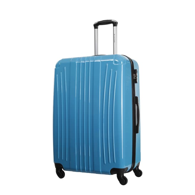 Platinium Blue Spinner Grimsby Suitcase 60cm