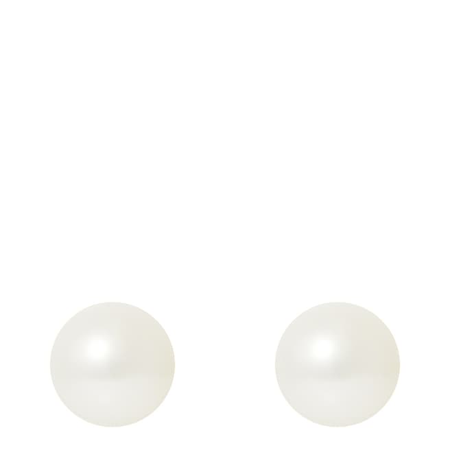 Mitzuko Yellow Gold/White Pearl Earrings