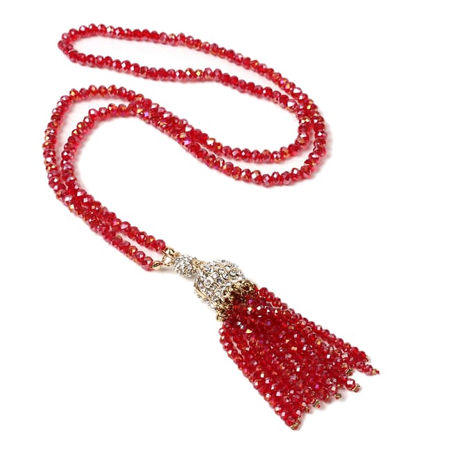 Amrita Singh Ruby Ankara Crystal Necklace