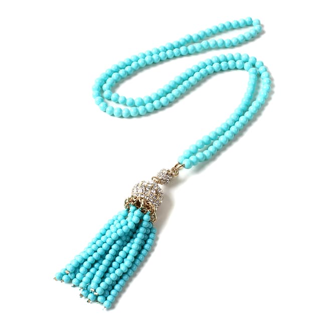 Amrita Singh Turquoise Izmir Tassel Necklace