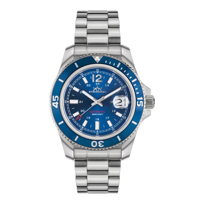 Hindenberg Men's Blue/Silver Diver Professional Watch