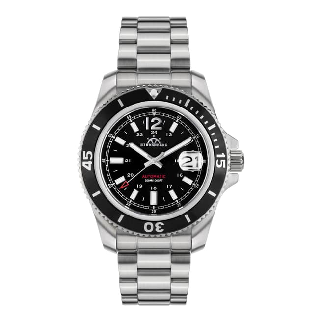 Hindenberg Men's Black/Silver Diver Professional Automatic Watch