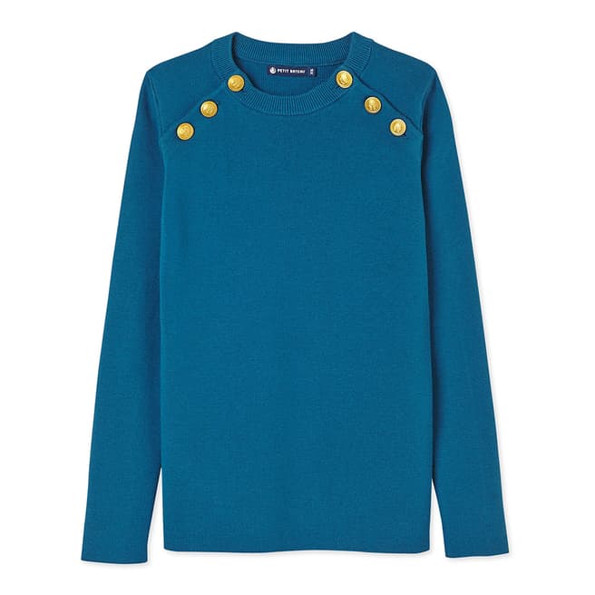 Petit Bateau Blue Cotton Sailor Sweater 
