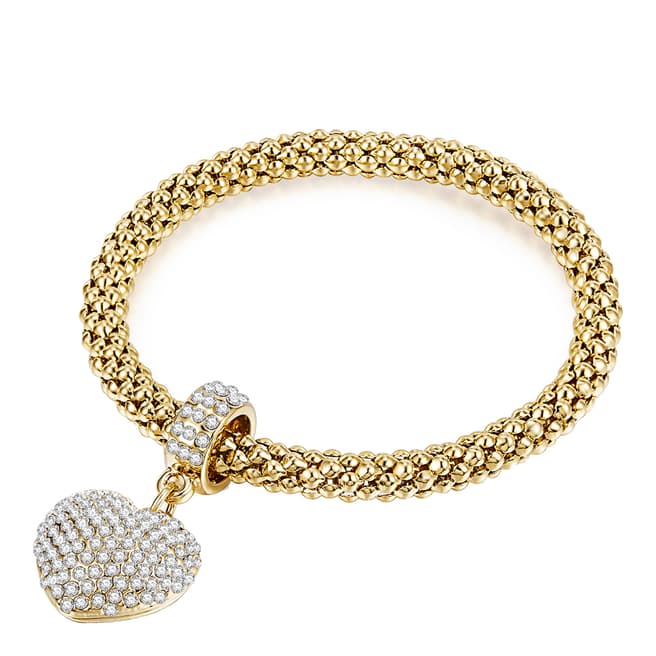 Tassioni Gold Heart Bracelet