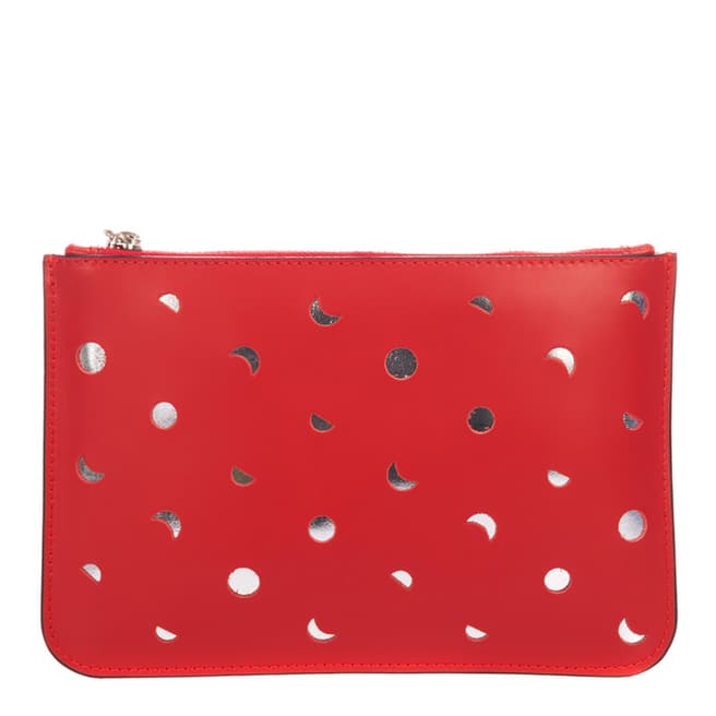 Mademoiselle Odette Red Leather Crossbody Bag