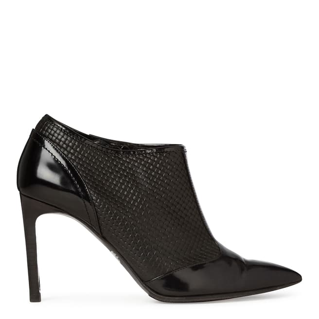Boss by Hugo Boss Black Leather Lula Ankle Boots