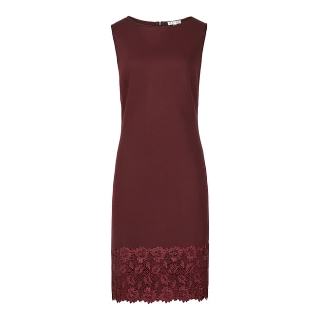 Reiss Red Lace Issy Dress