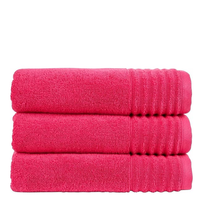 Christy Raspberry Adelaide Hand Towel