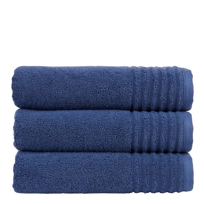 Christy Navy Adelaide Hand Towel