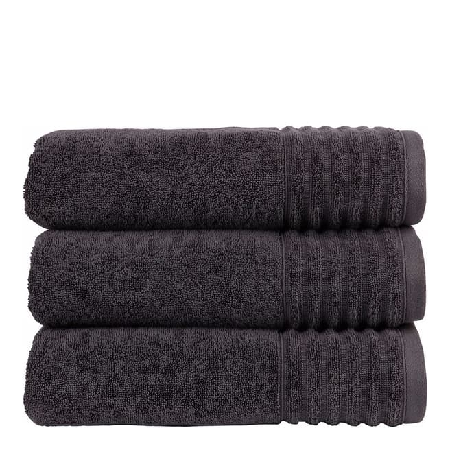 Christy Gunmetal Adelaide Hand Towel
