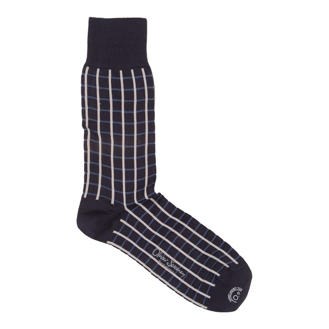 Oliver Sweeney Men's Navy Gorrett Socks