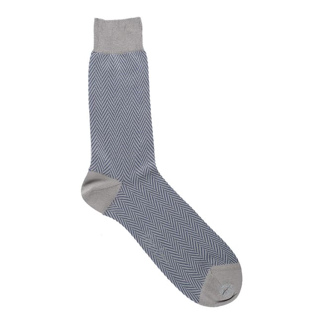 Oliver Sweeney Men's Grey Beltrami Socks