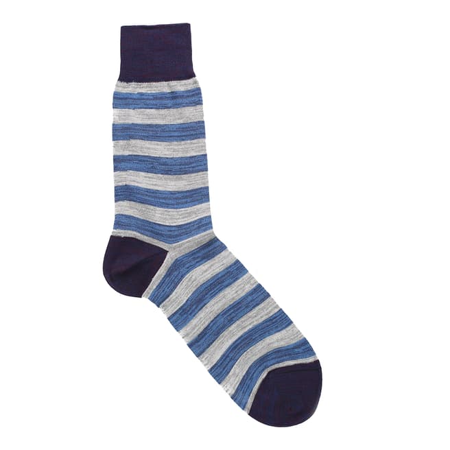 Oliver Sweeney Men's Blue/Grey Ottiolu Socks