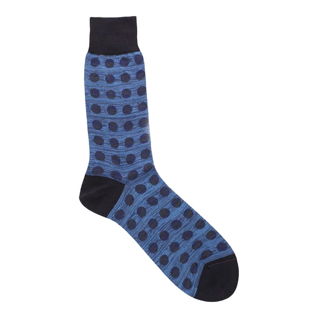 Oliver Sweeney Men's Blue Terracini Socks