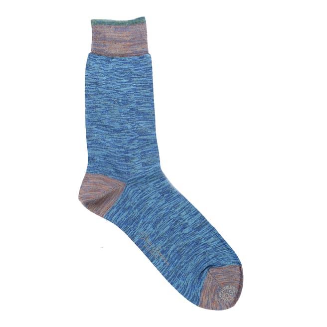 Oliver Sweeney Men's Blue Chiavari Socks