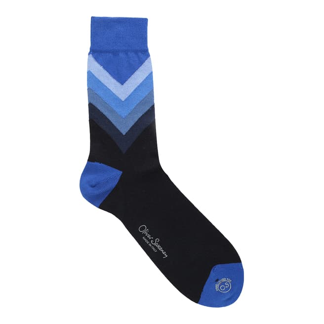 Oliver Sweeney Men's Blue Cavalinni Socks