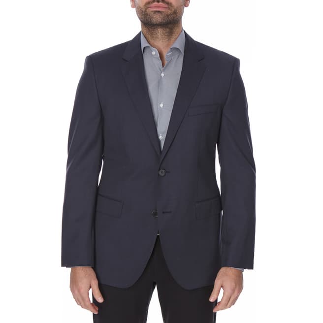 BOSS Navy Classic Wool The Rider Suit Jacket