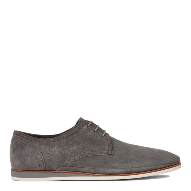 Boss by Hugo Boss Grey Suede Ecleder Shoes