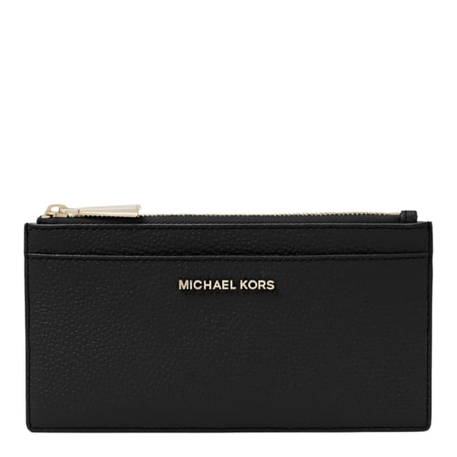 Michael Kors Black Money Pieces Large Slim Card Case