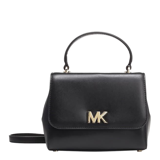 Michael Kors Black Mott Small Leather Bag