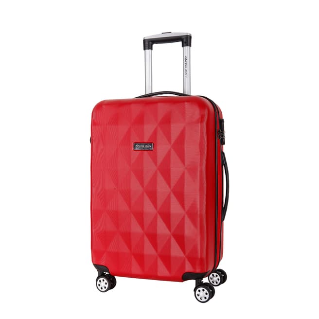 Travel One Red Spinner Suitcase 55cm