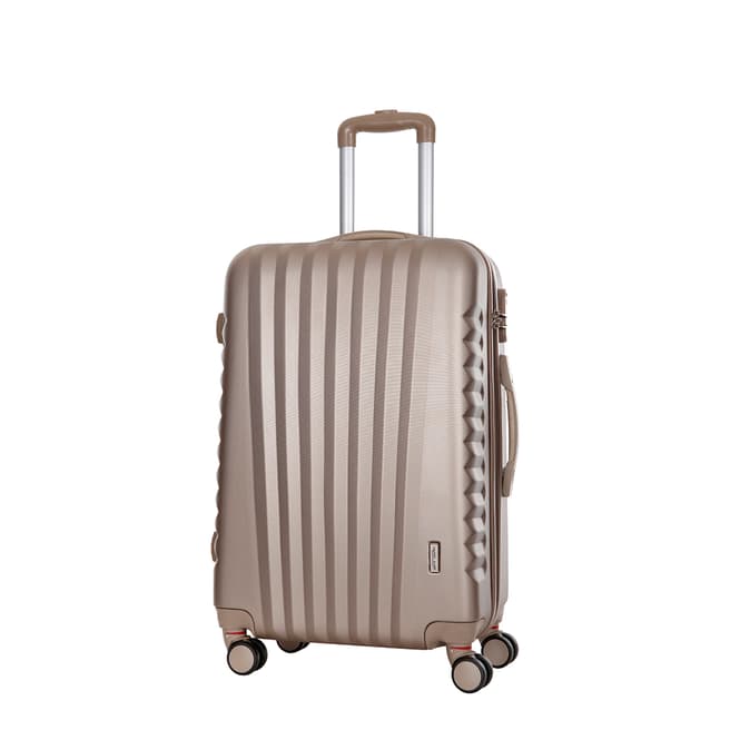 Travel One Beige Hills Spinner Suitcase 50cm