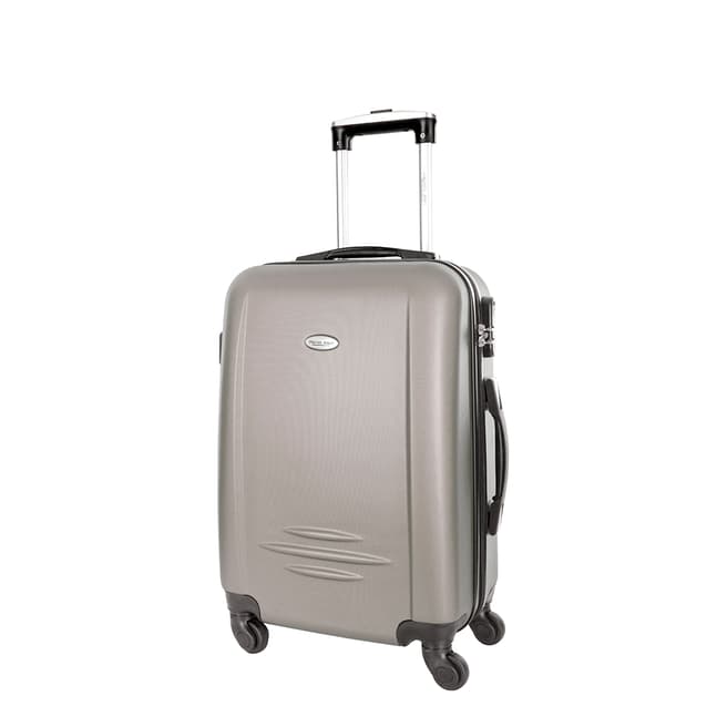 Travel One Beige Burlin Spinner Suitcase 50cm