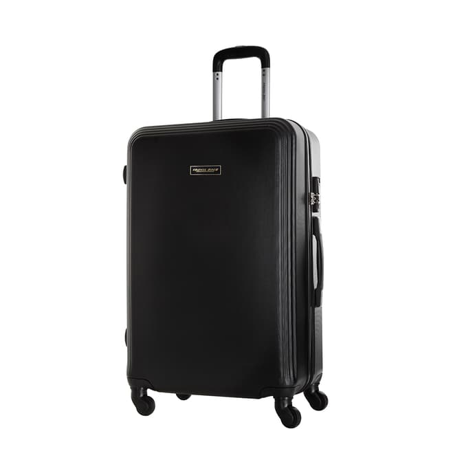 Travel One Black Alicudi Spinner Suitcase 55cm