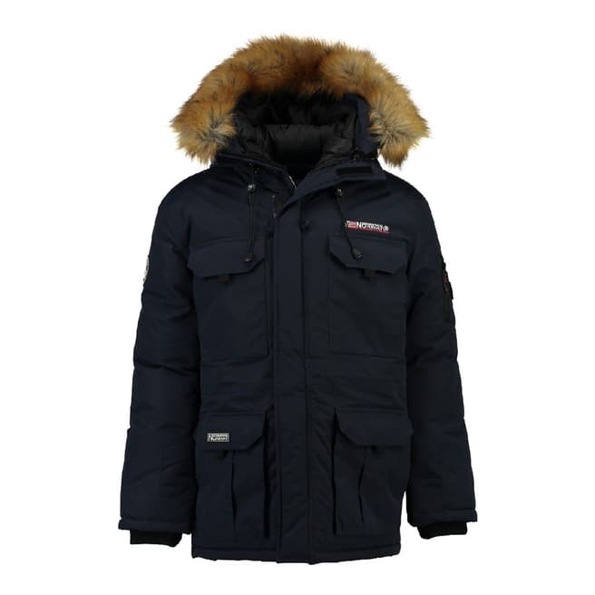 Geographical Norway Navy Barely Parka