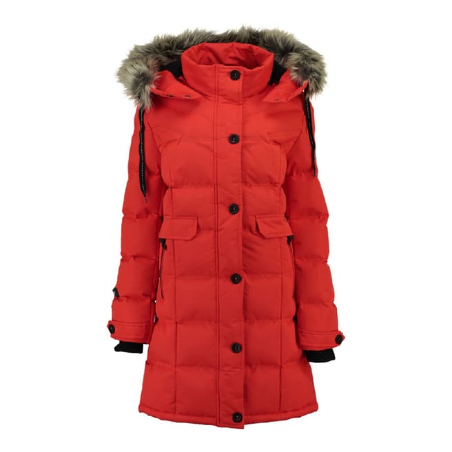 Geographical Norway Women's Red Calory Parka